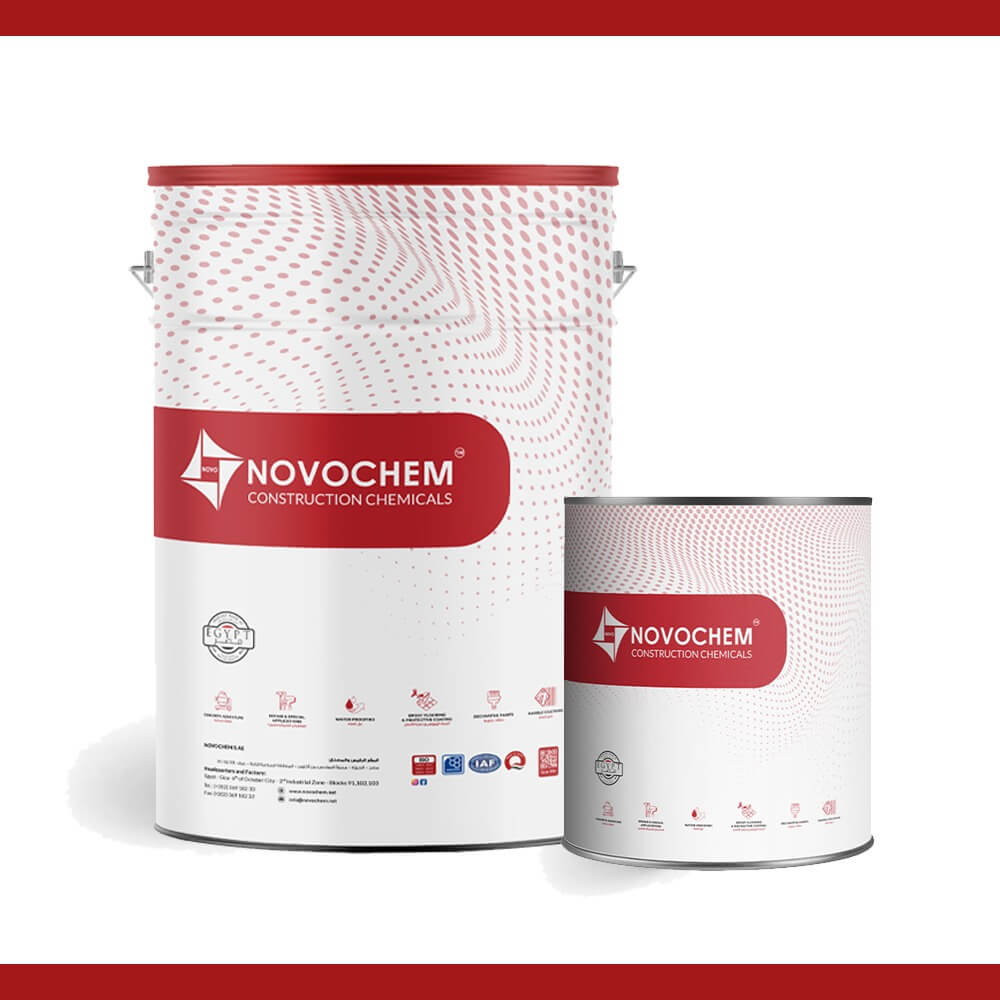 عبوتي برايمر إيبوكسي غني بغبار الزنك ثنائي المكون Novo Prime ZR 200 من ISM Group - دهان حماية كاثودية ضد التآكل للحديد